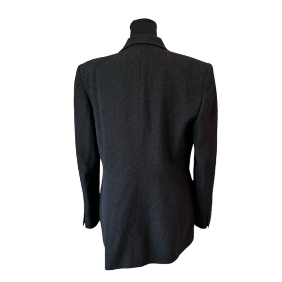 Lauren Ralph Lauren Blazer Charcoal 100% Wool Women's Size 8 - Picture 2 of 10